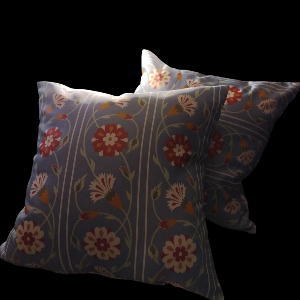 Floral Patterned Throw Pillows